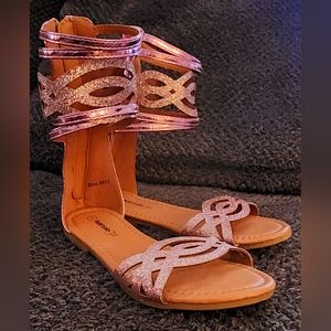 Pink Kensie Girl Size 1 Sandals New